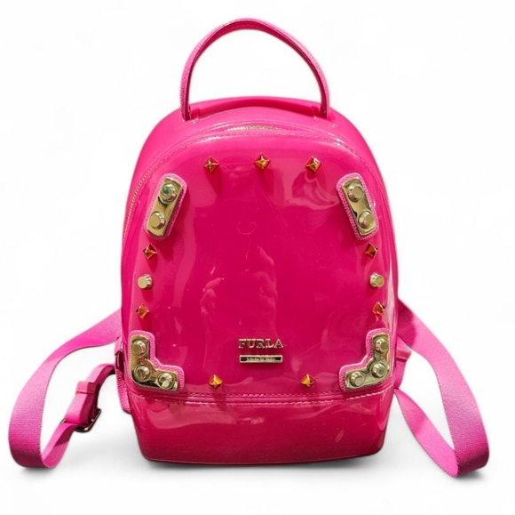 Furla Handbags - FURLA Candy Mini Pink Backpack